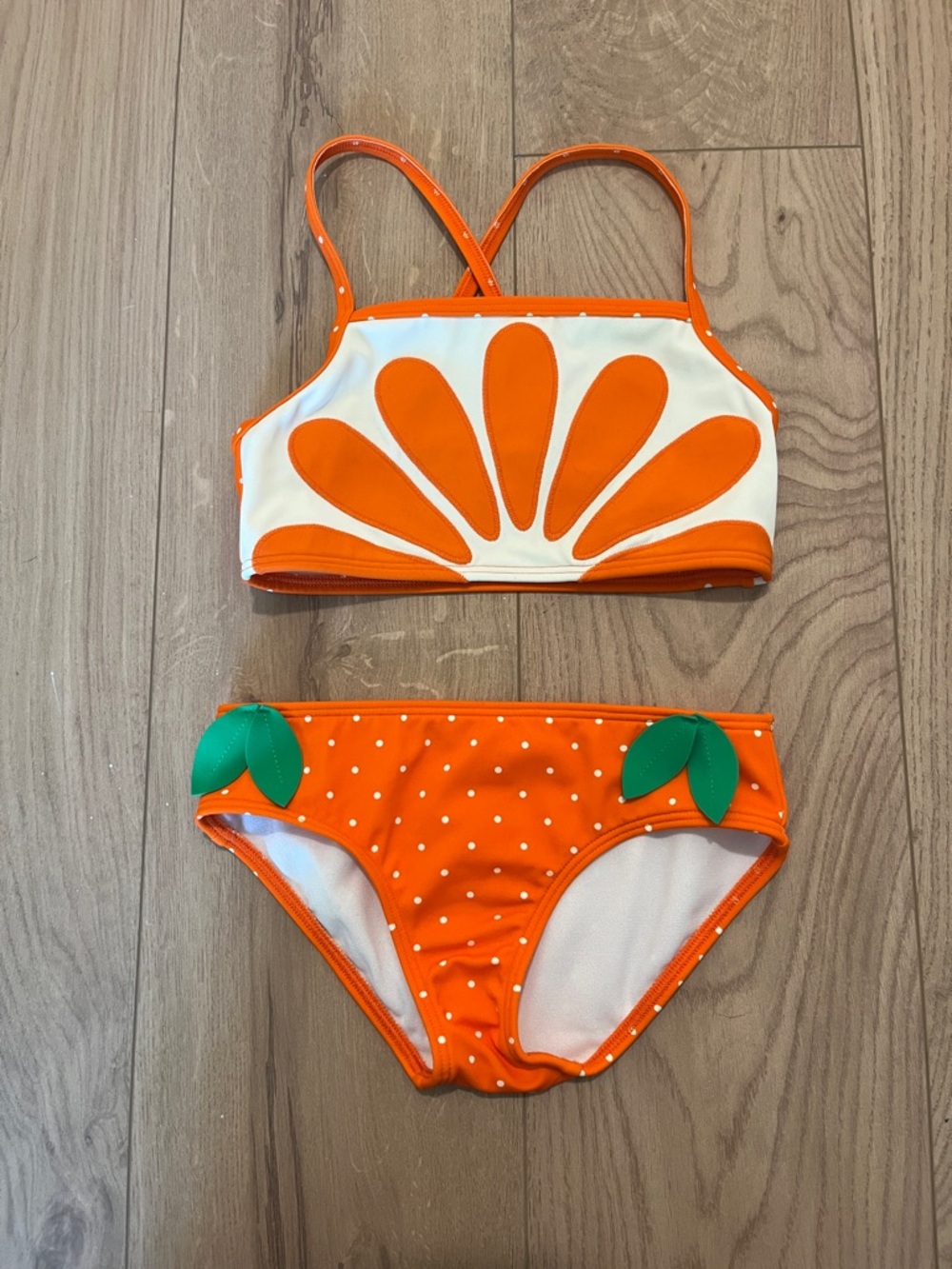 Mini Boden Orange Swimsuit